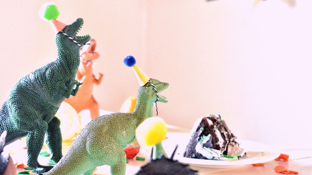 Toy dinosaurs