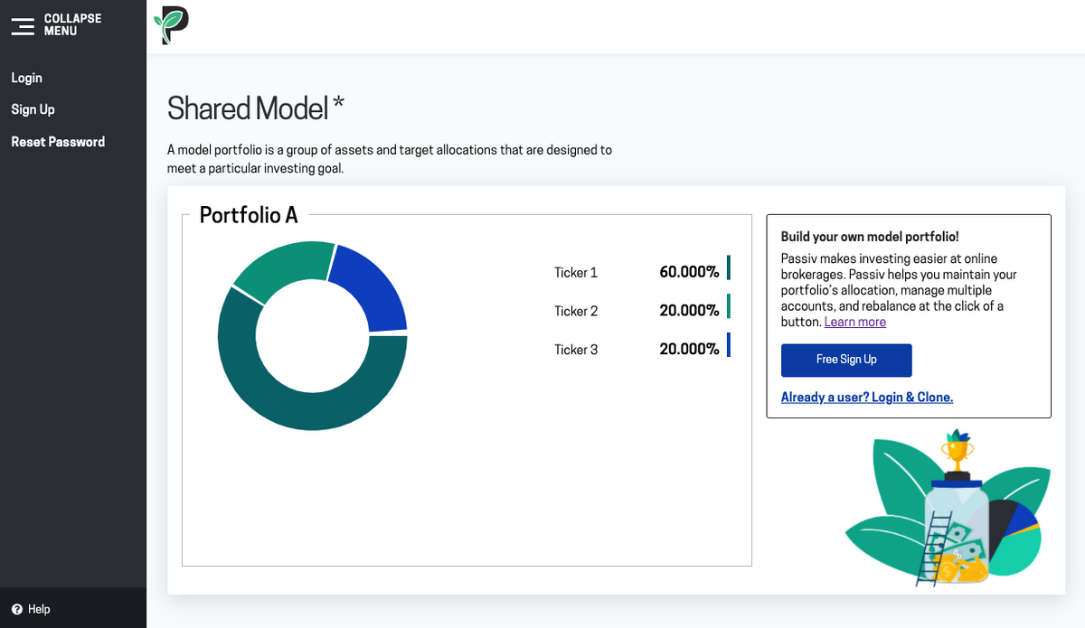 Passive Plus Model How to Use Model Portfolios in Passiv | Passiv
