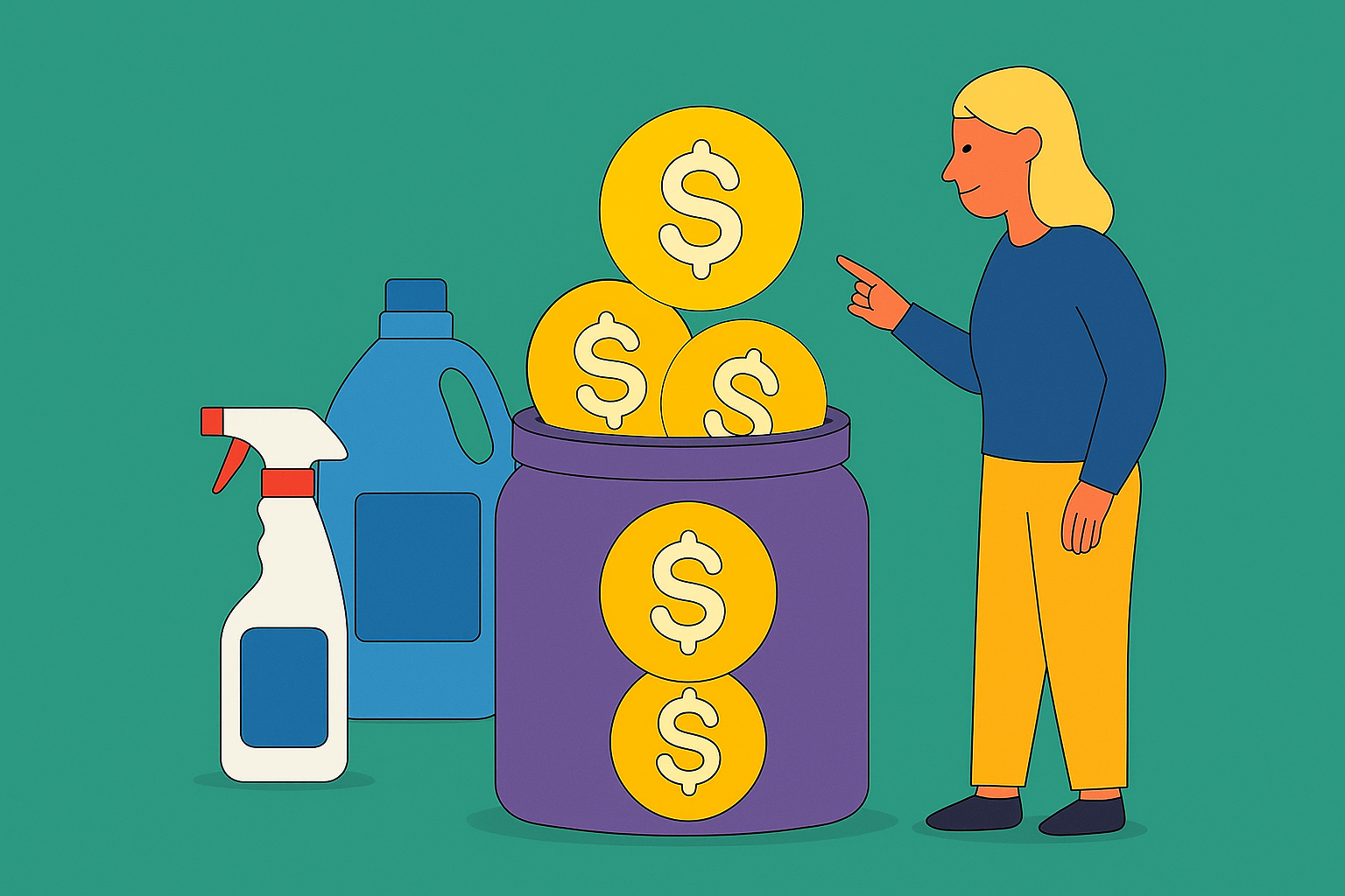 passiv grow your investments with diy cleaning supplies