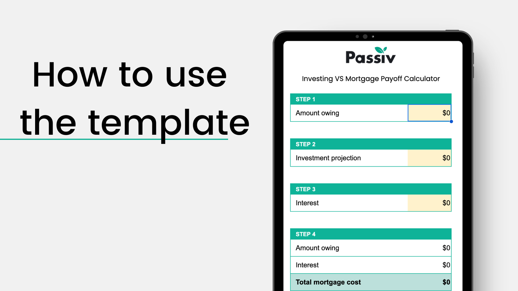 “Should I pay off my mortgage or invest?” Passiv