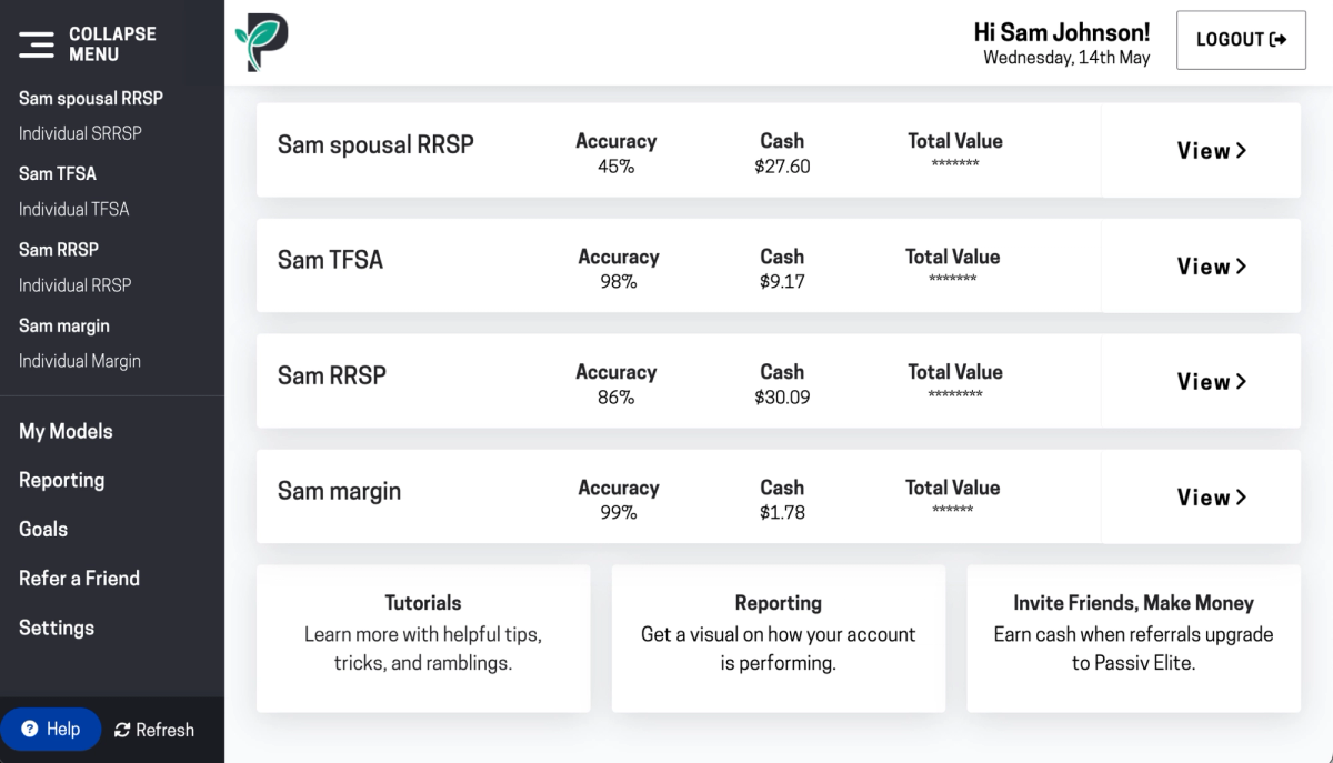 passiv how to delete a portfolio or account 4