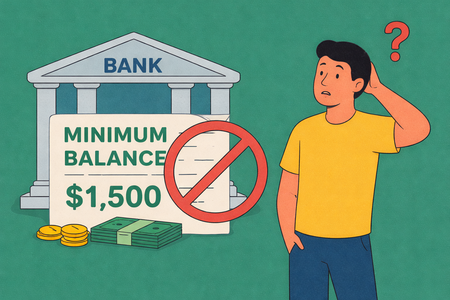 passiv bank account minimums are a scam