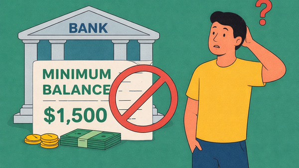 passiv bank account minimums are a scam