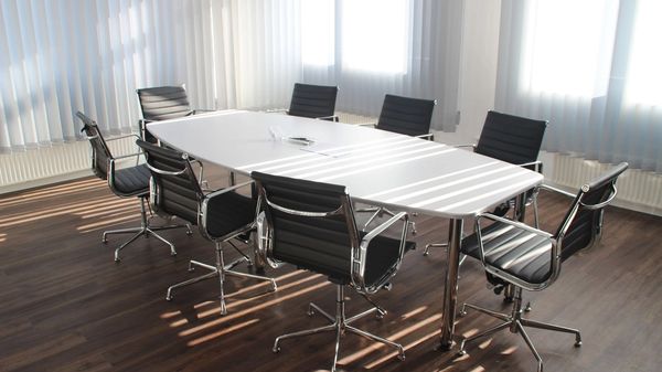 A corporate board room