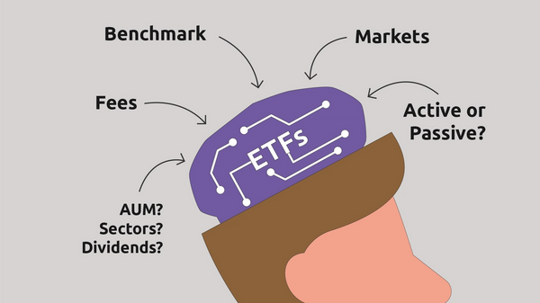 Person thinking about ETFs