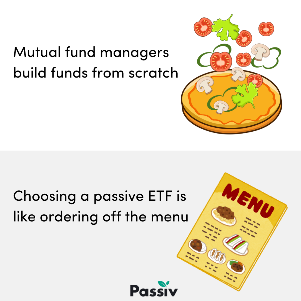 etf menu passiv