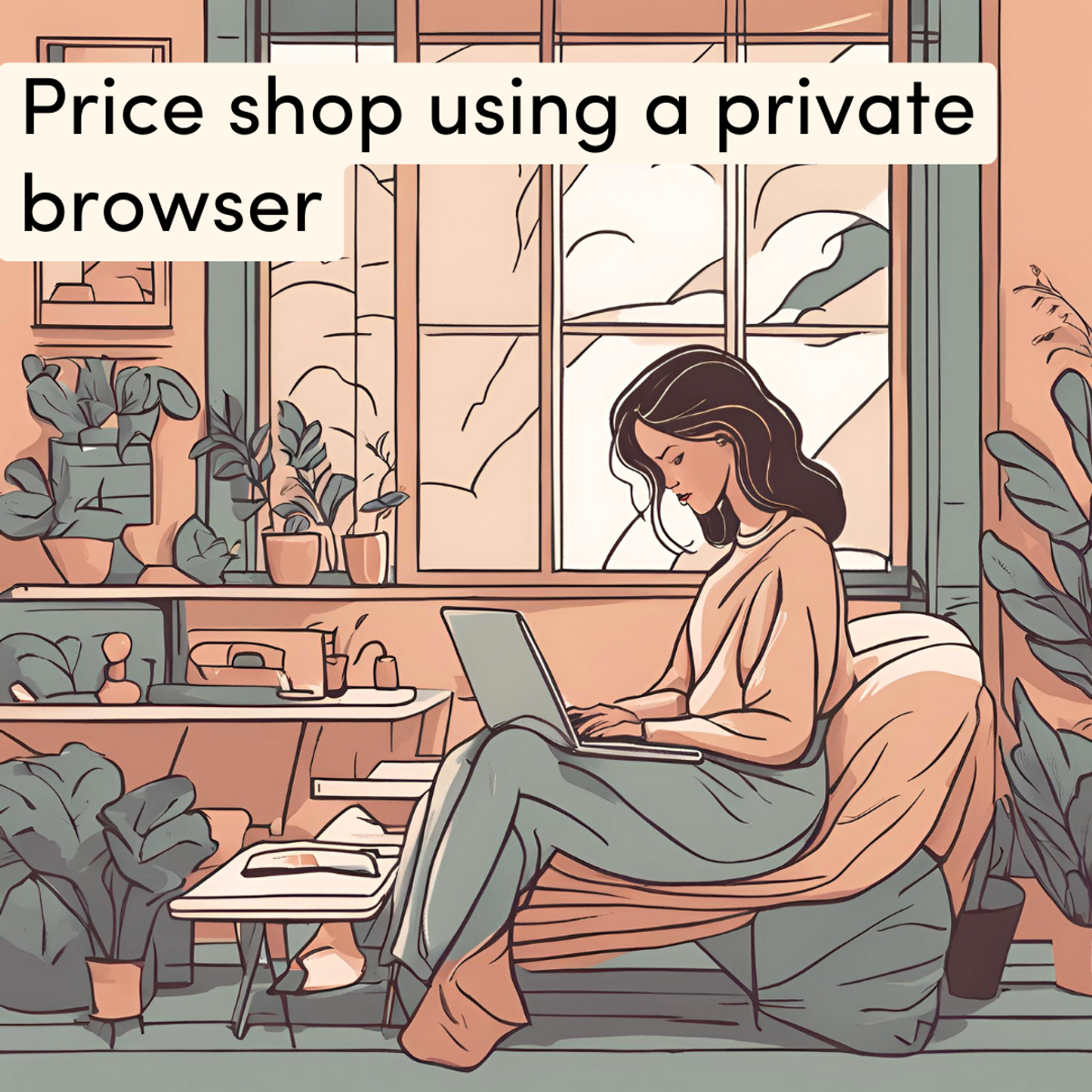 passiv price shop using a private browser