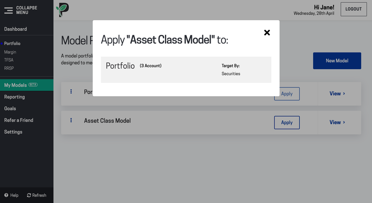 Passive Plus Model How to Use Asset Classes Models? | Passiv