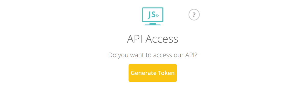 The Unocoin generate API token button