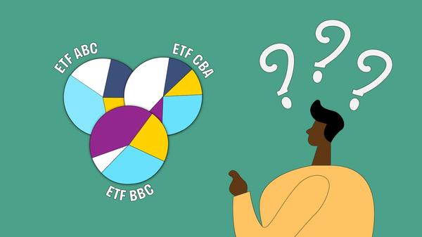 Person confused by the overlap of ETFs
