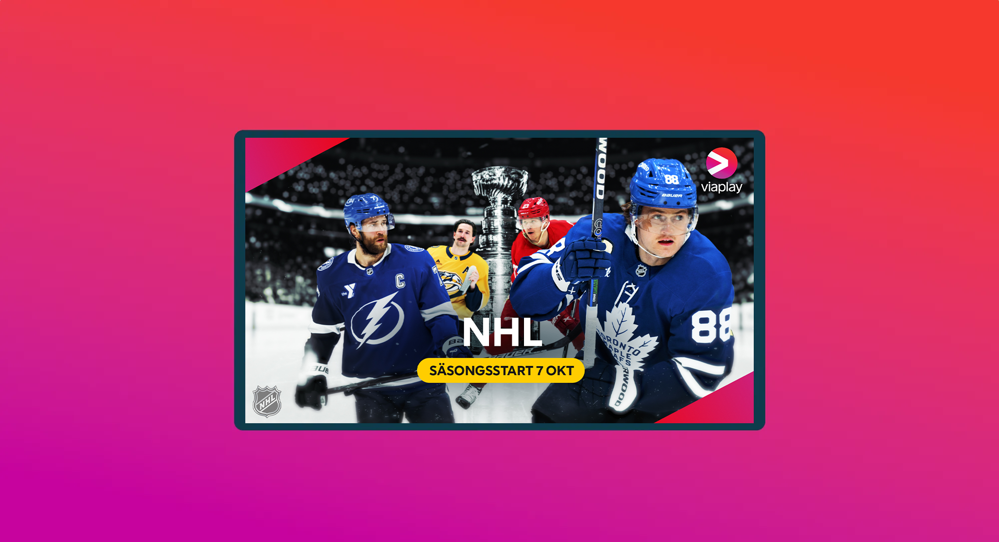 NHL går från TV10 till Viaplay Sport