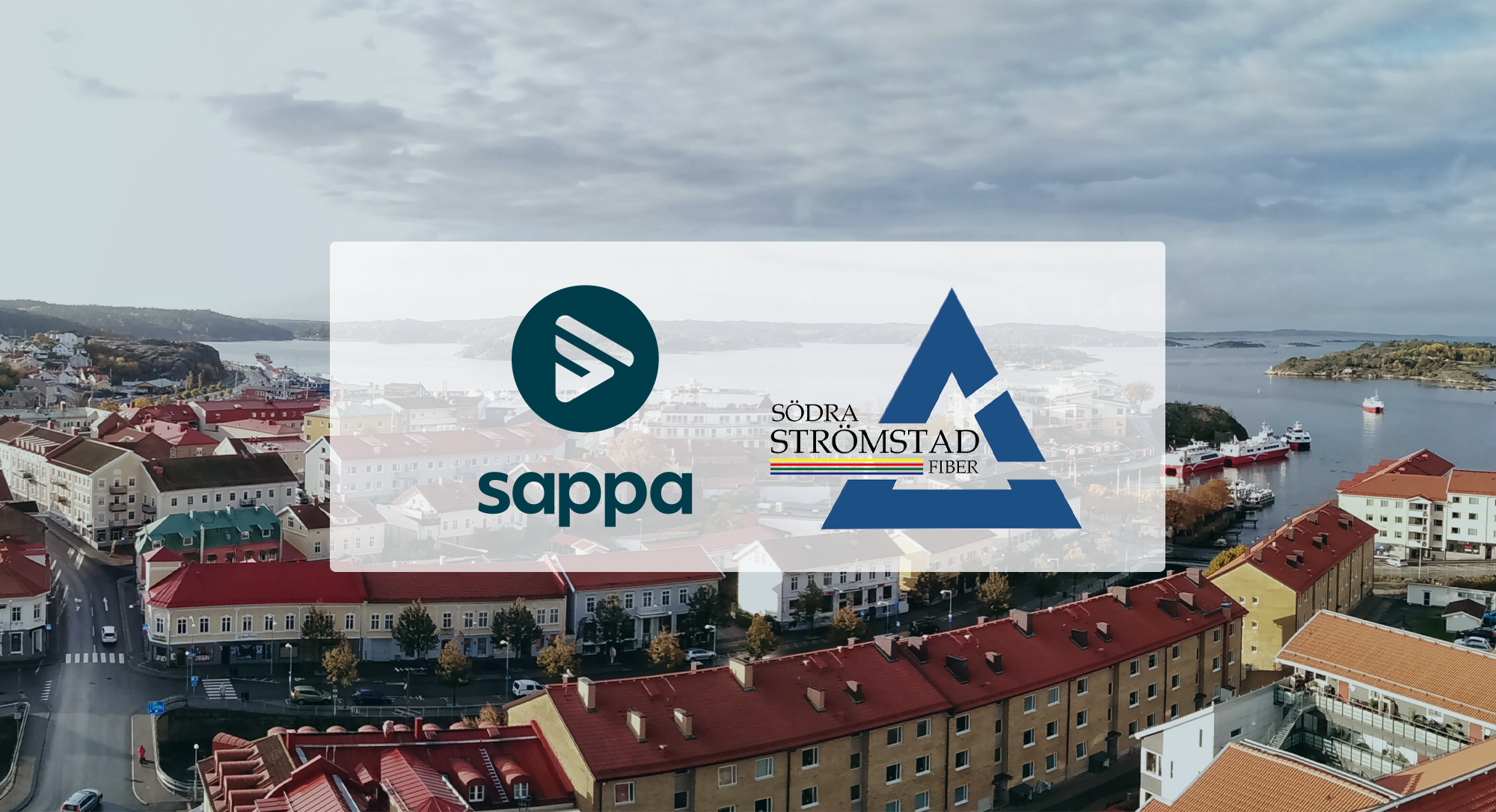 Sappa i samarbete med Södra Strömstad Fiber ek förening