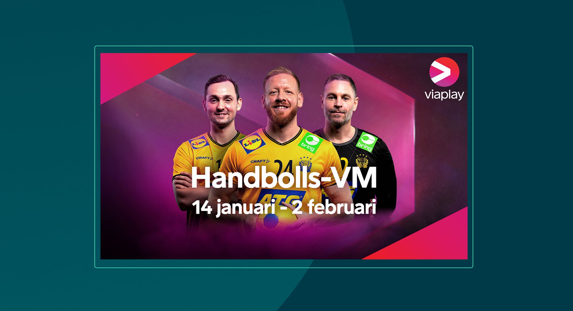 Handbolls-VM 2025 på Viaplay