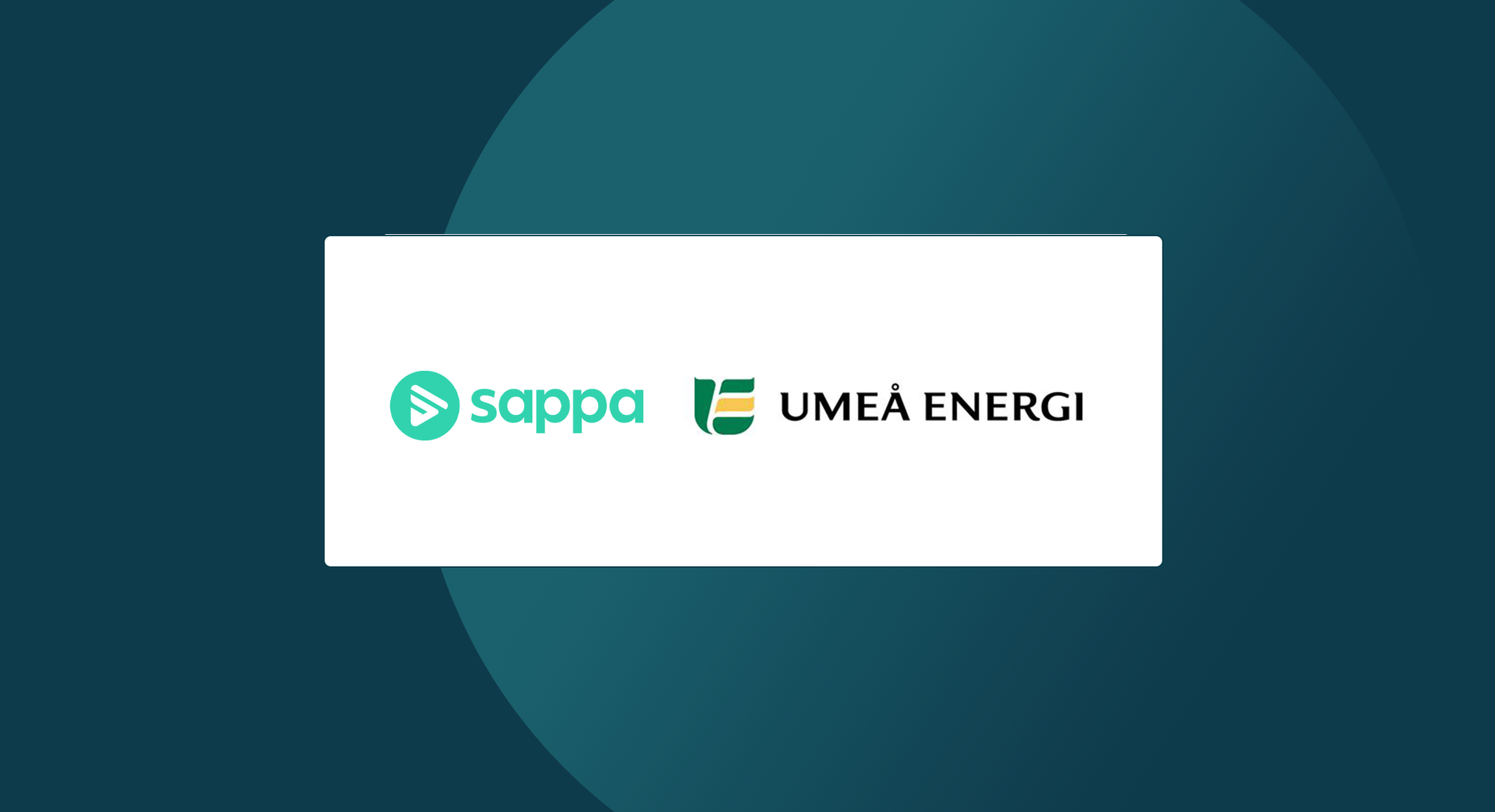 Avtal mellan Sappa och Umenet om bredbandsleverans i Umeå