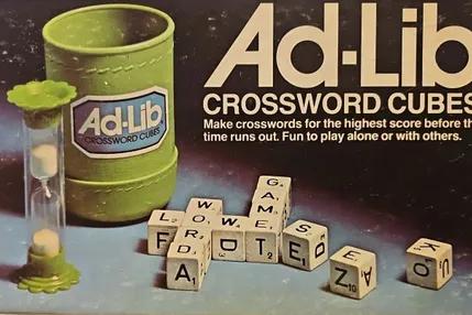 Ad-Lib Crossword Cubes