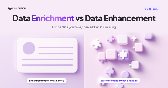 Data Enrichment vs Data Enhancement: What's the Difference?