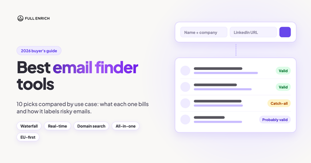 10 Best Email Finder Tools in 2026: (Compared by Use Cases)
