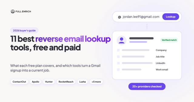 11 Best Reverse Email Lookup Tools in 2026 (Free and Paid)