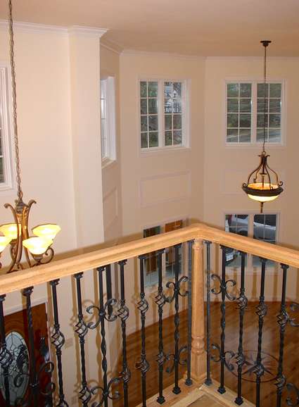 Arlington House foyer and music room from above