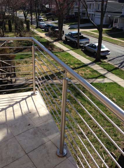 Rockville House balcony detail from second floor
