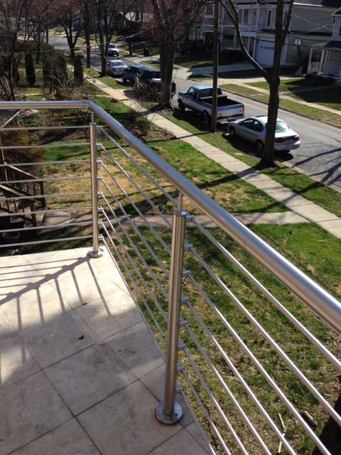 Rockville House balcony detail from second floor