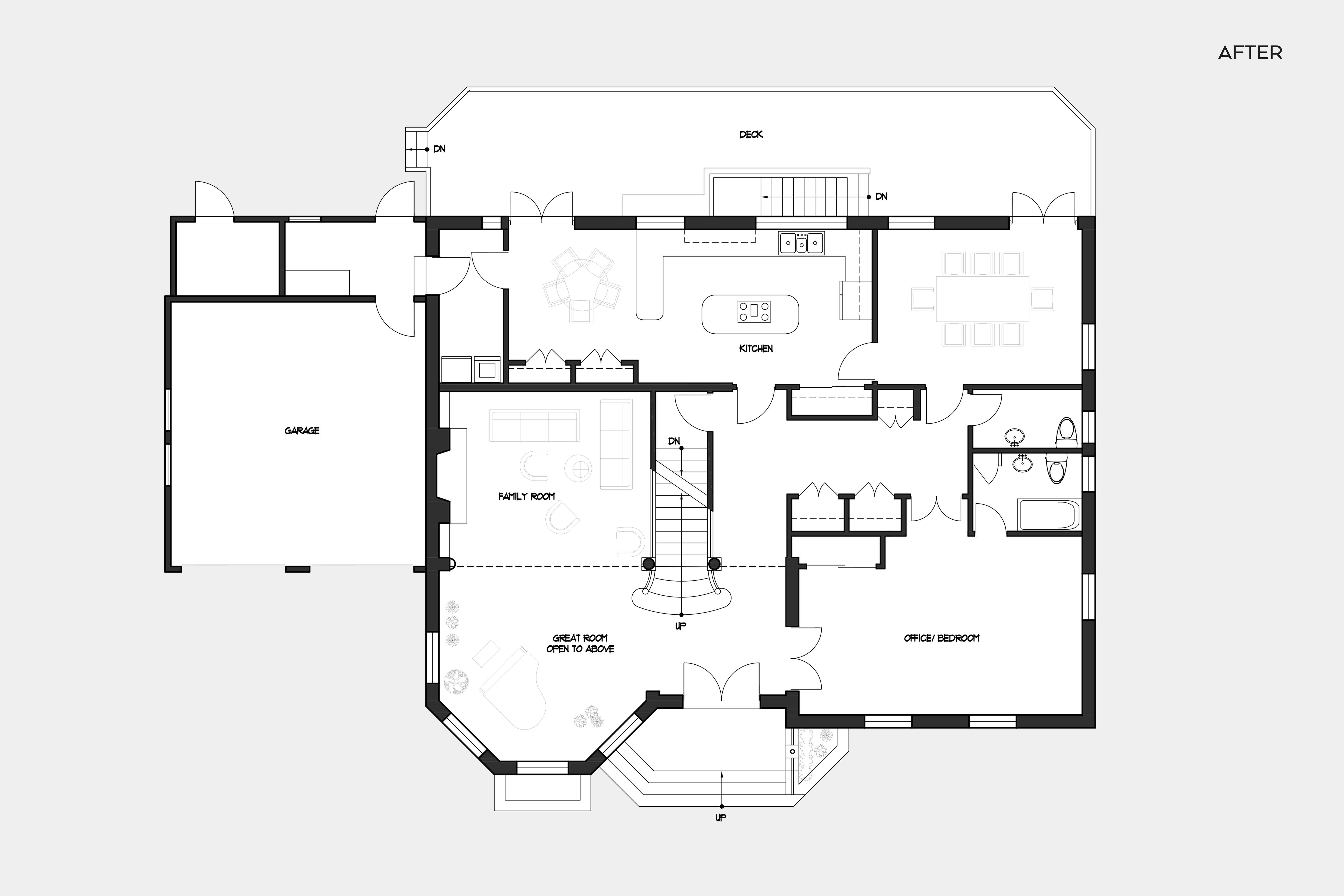 Arlington House after plan