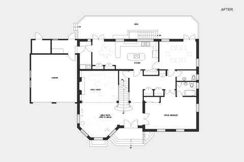 Arlington House after plan