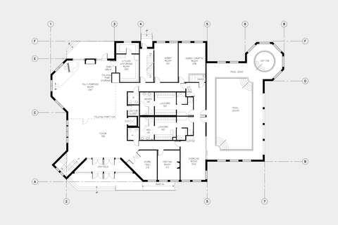 Cascade Estates Recreation Center First Floor Plan