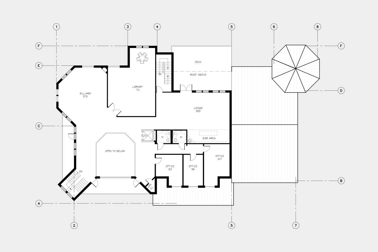Cascade Estates Recreation Center Second Floor plan