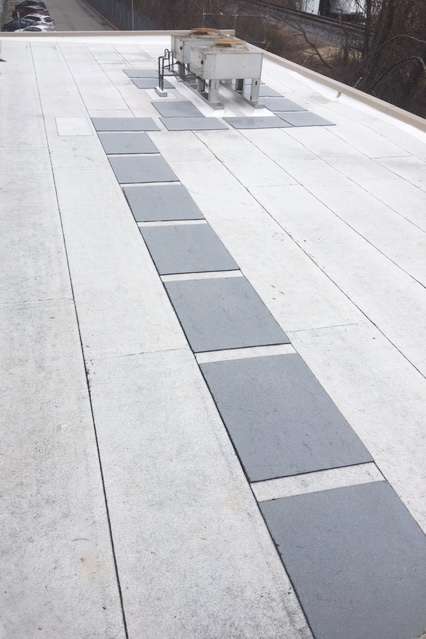 MTA Reisterstown Metro Station roof detail, Baltimore, MD