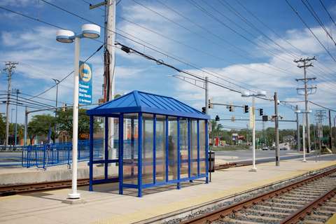 MTA Cromwell Light Rail station in Glen Burnie, MD