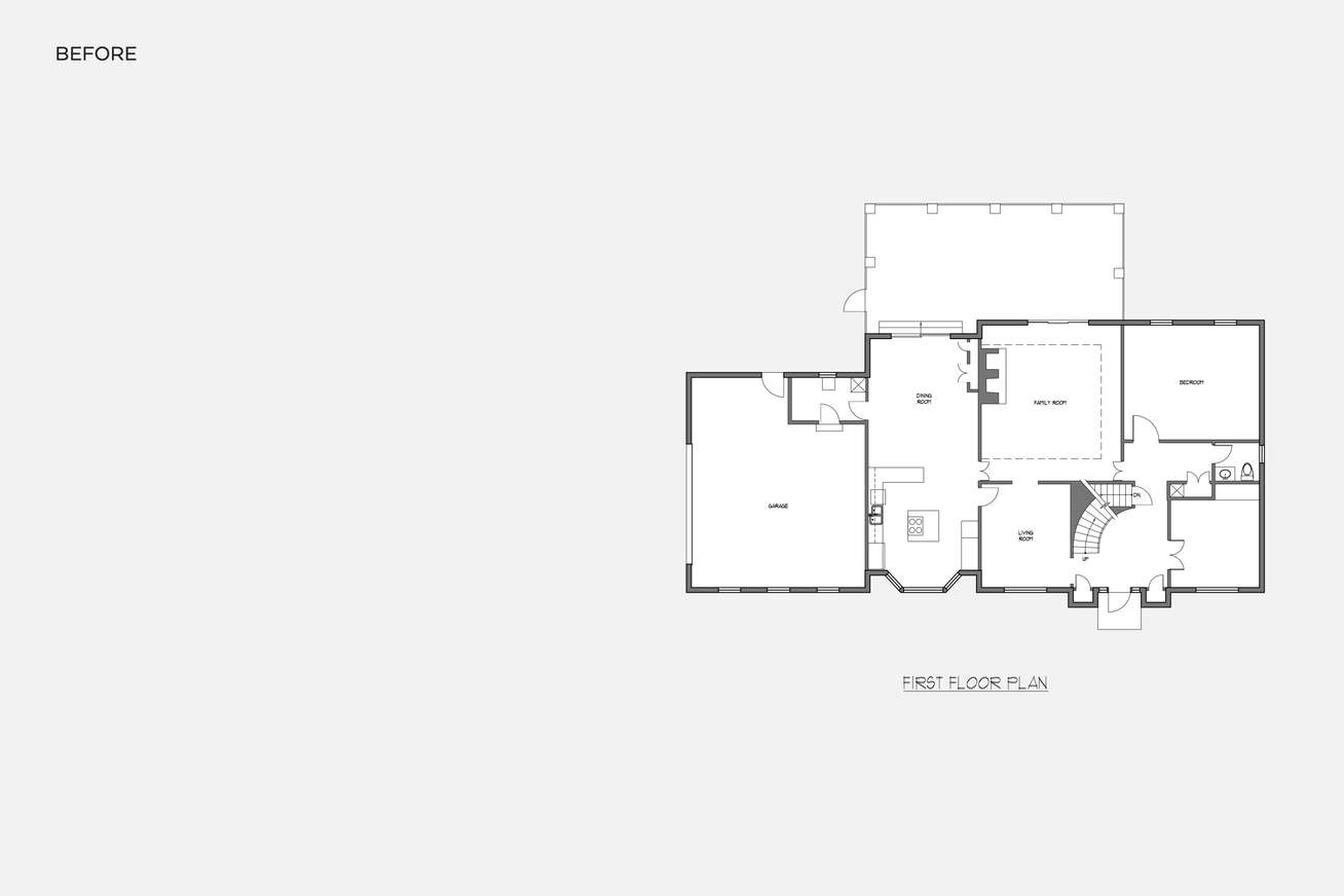 White Heaven plan before and after