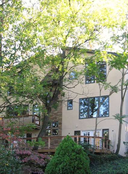 Bird's Eye View House rear facade