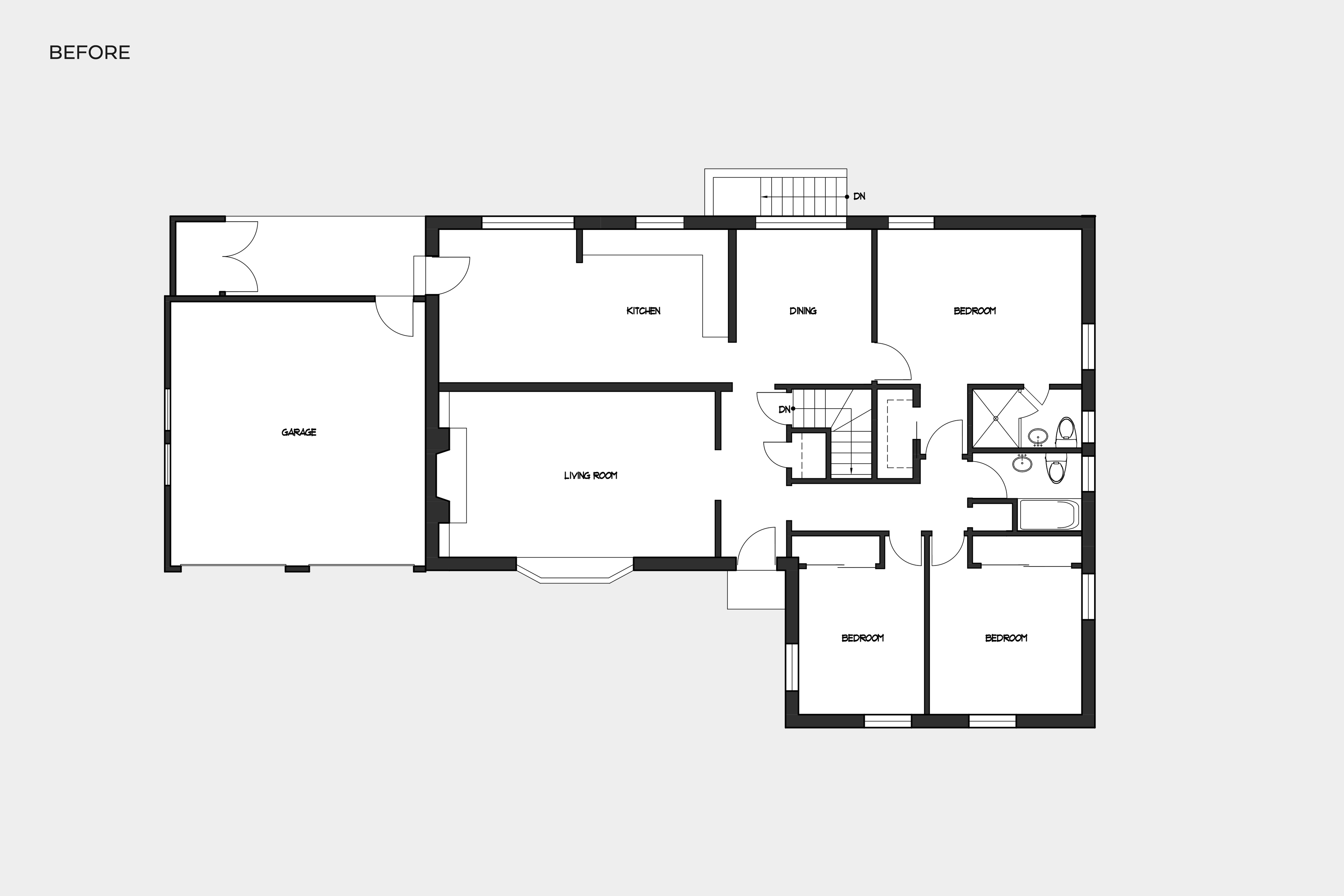 Arlington House before plan