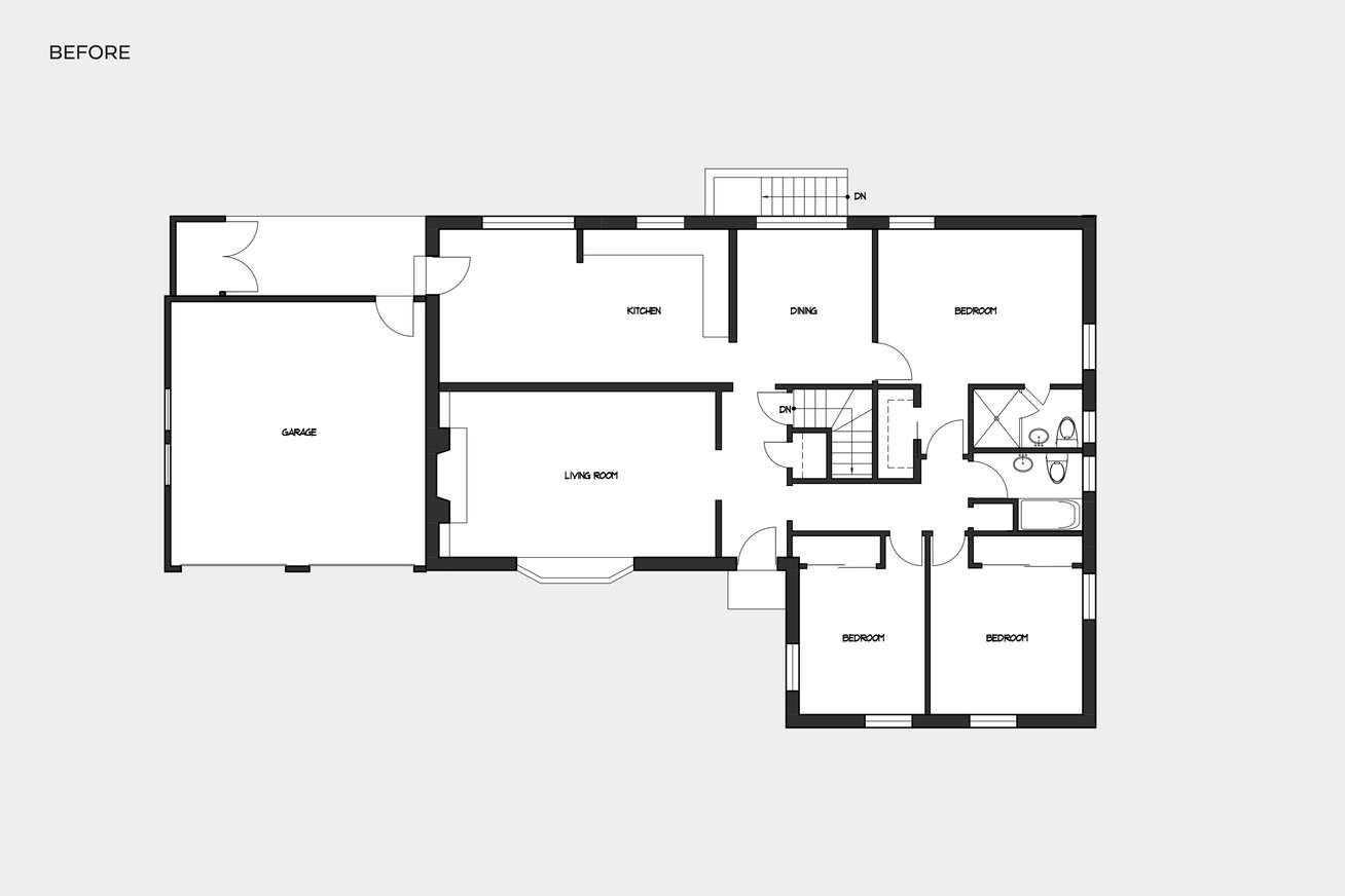 Arlington House before plan