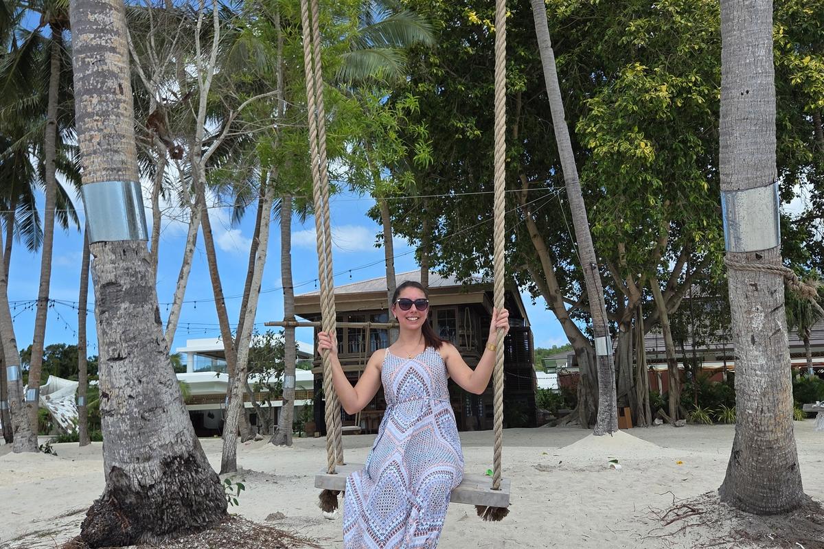 Anne Virginia Låte, grunnlegger av Luxeomi Escapes, på reise i Filippinene