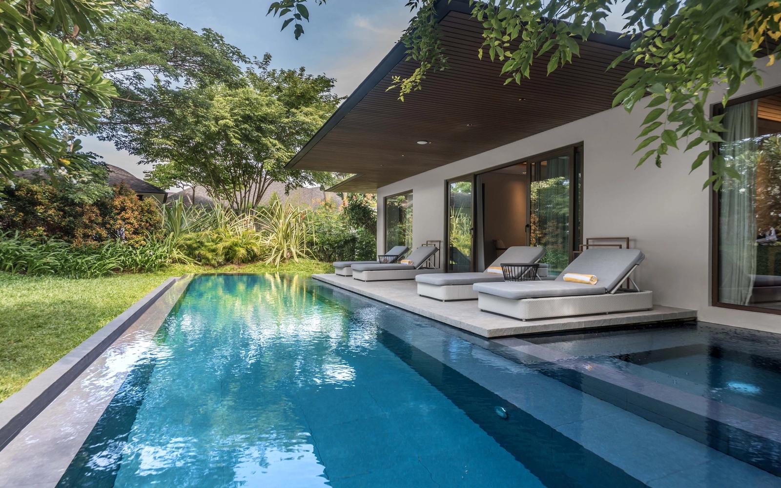Privat bassengvilla på Amorita Resort på Bohol, egnet for familieferie til Filippinene