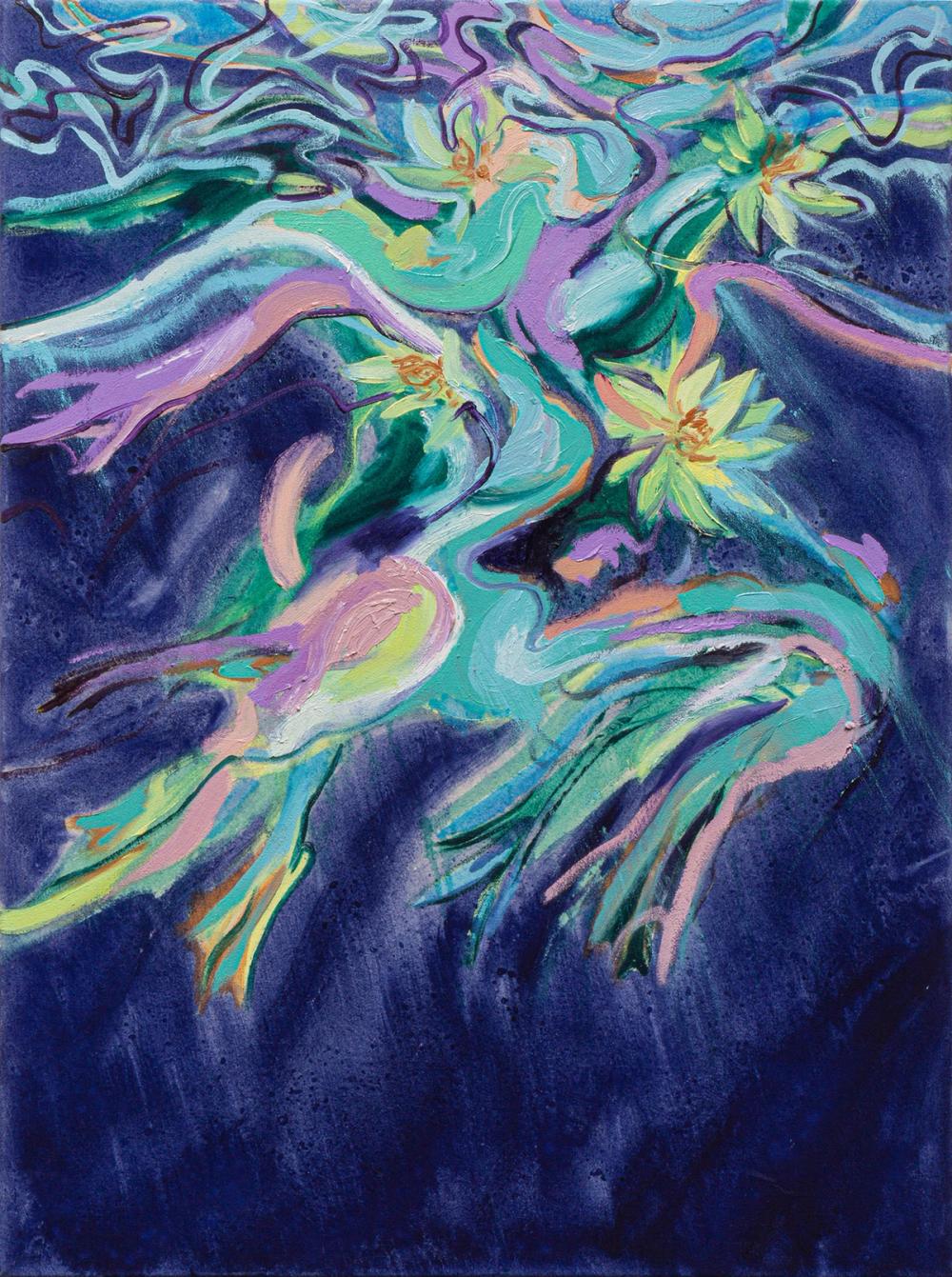 Fluye en sombra el agua desnuda, 2025