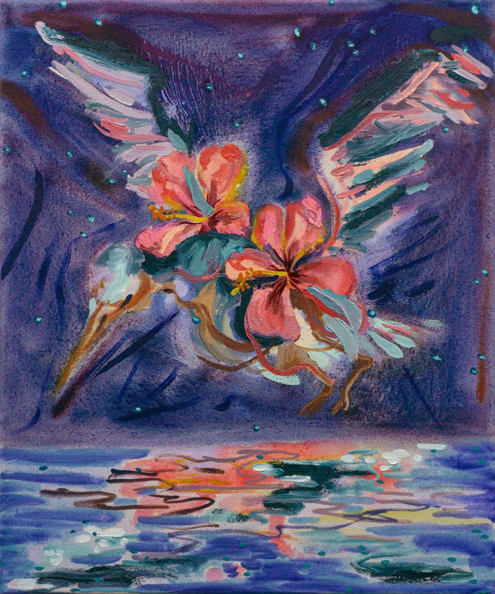 Into the light of the dark black night, 2024