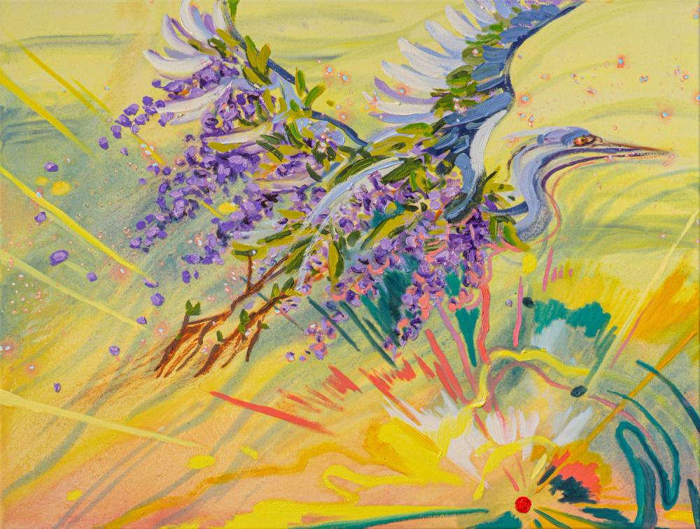 Among green leaves and blossoms sweet, 2024