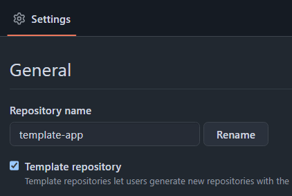github template repositories
