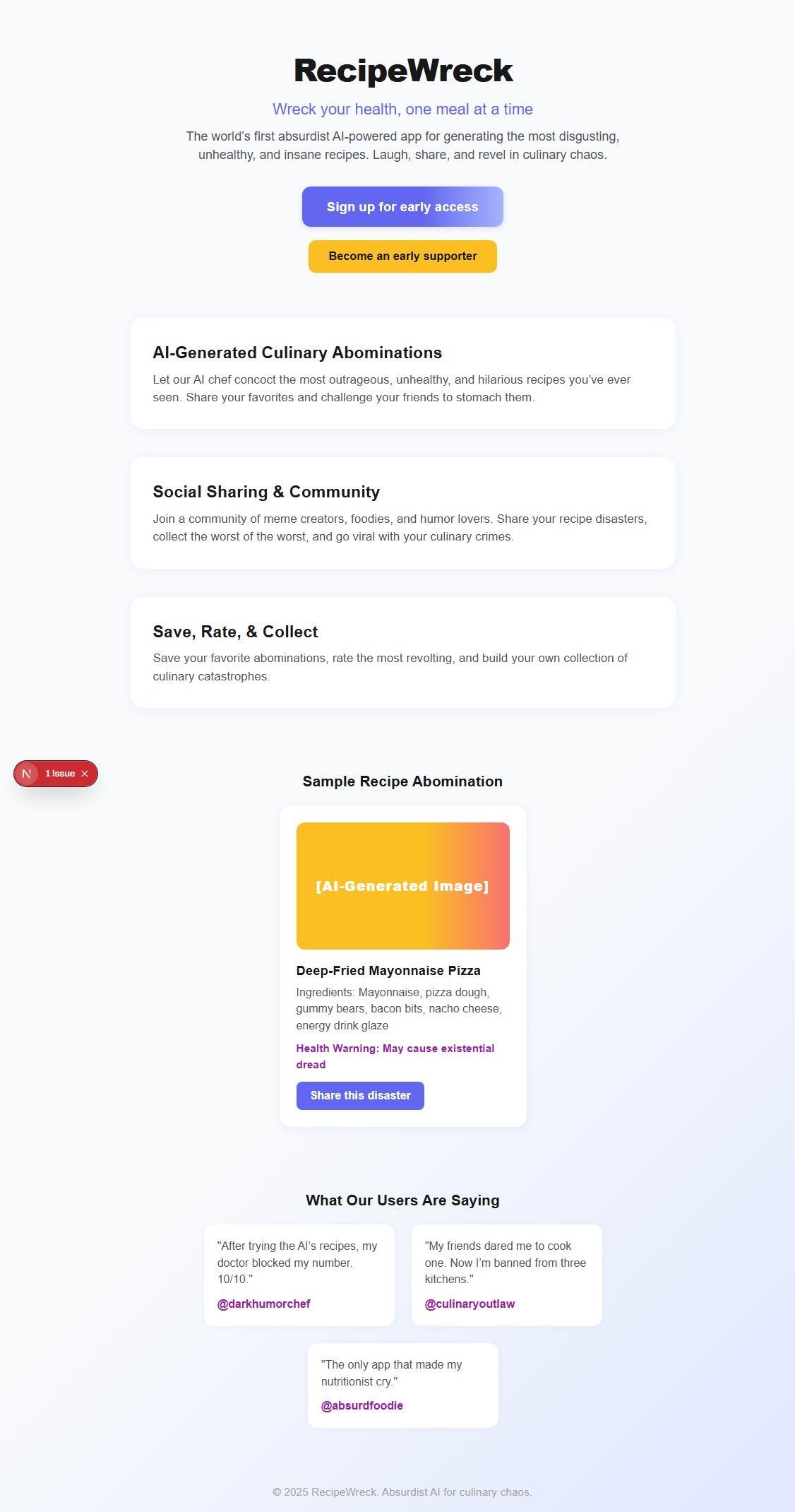 UI mockup from GPT 4.1
