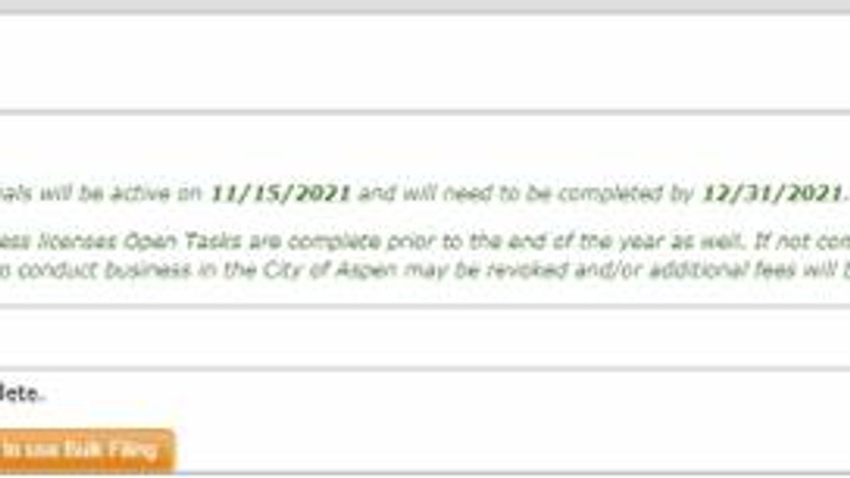 City of Aspen Short-Term Rentals High Priority