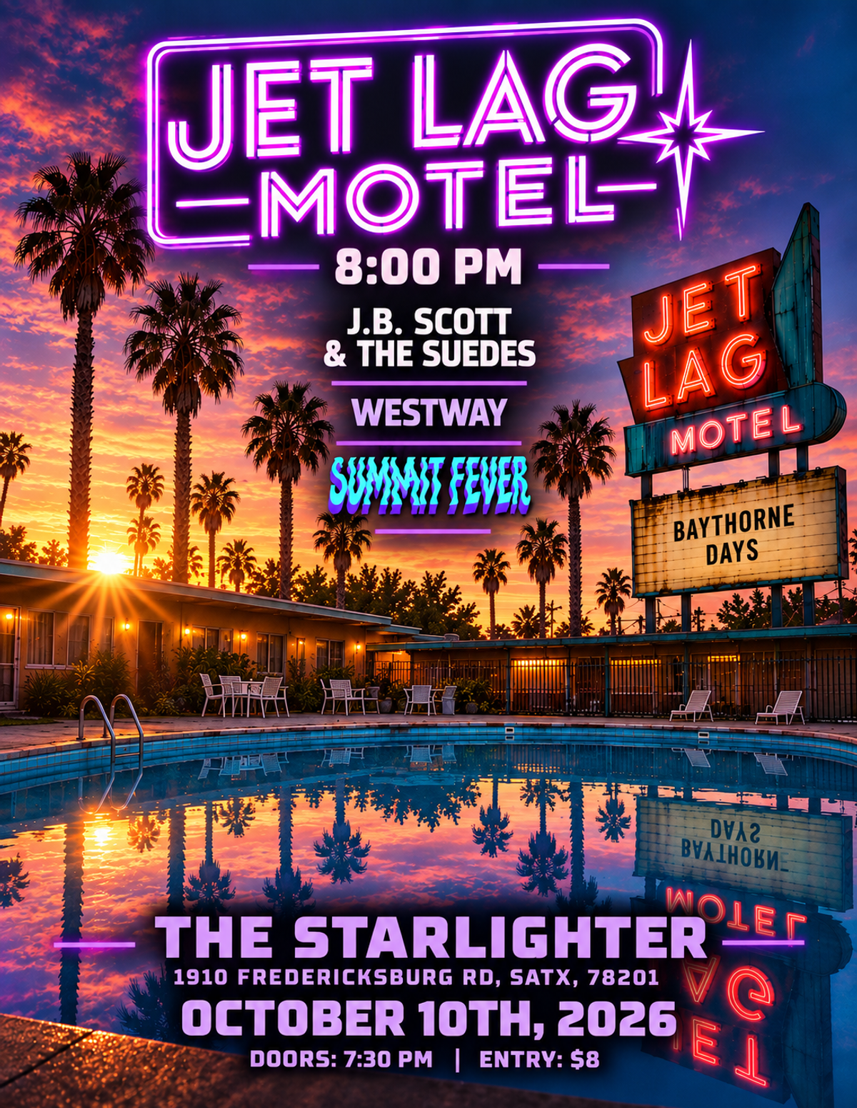 Summit Fever at The Starlighter show flyer
