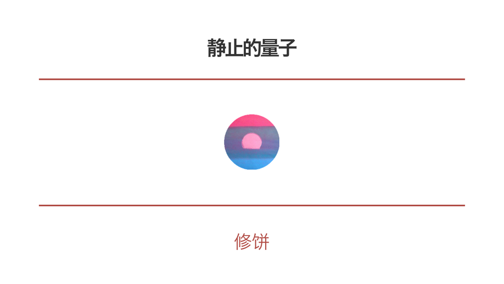 静止的量子 封面