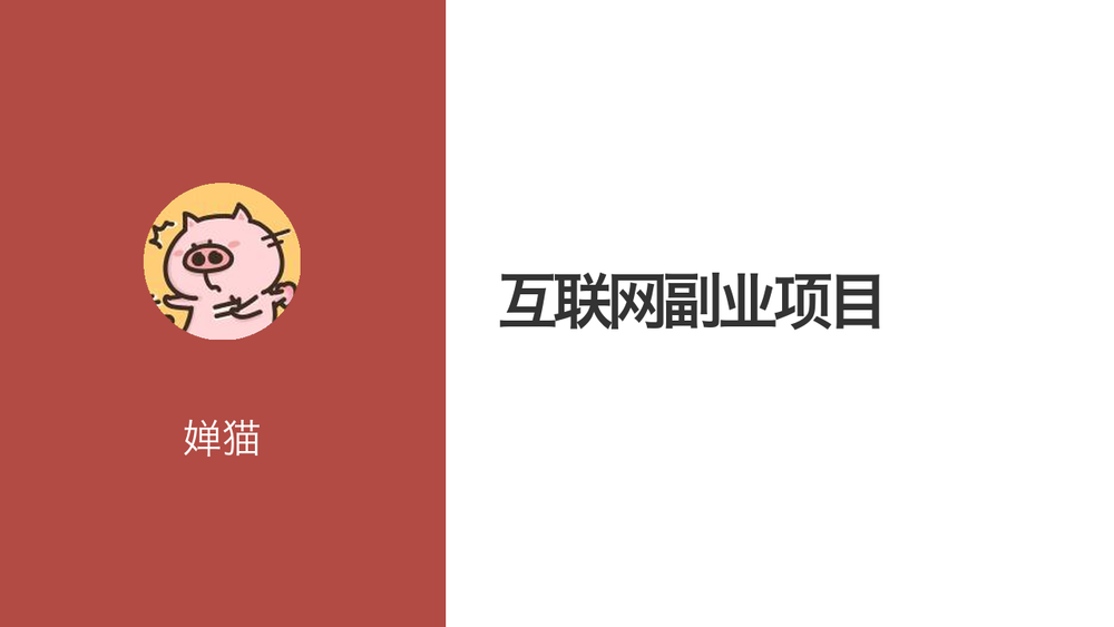 互联网副业项目 封面