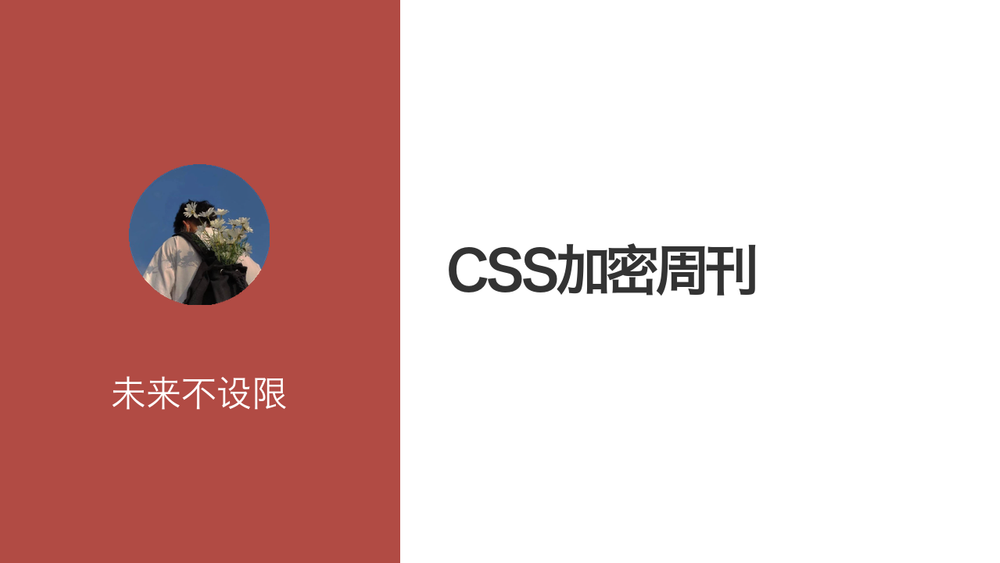 CSS加密周刊 封面