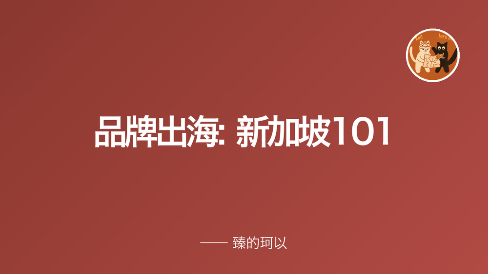 品牌出海: 新加坡101 封面