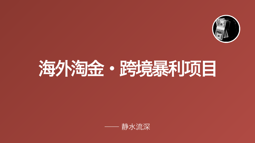 海外淘金·跨境暴利项目 封面