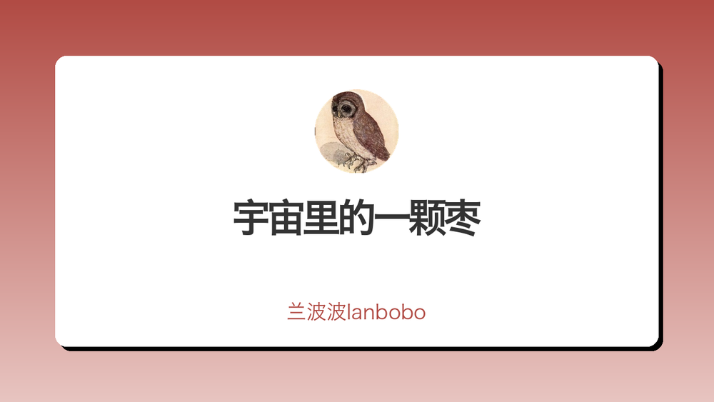 宇宙里的一颗枣 封面